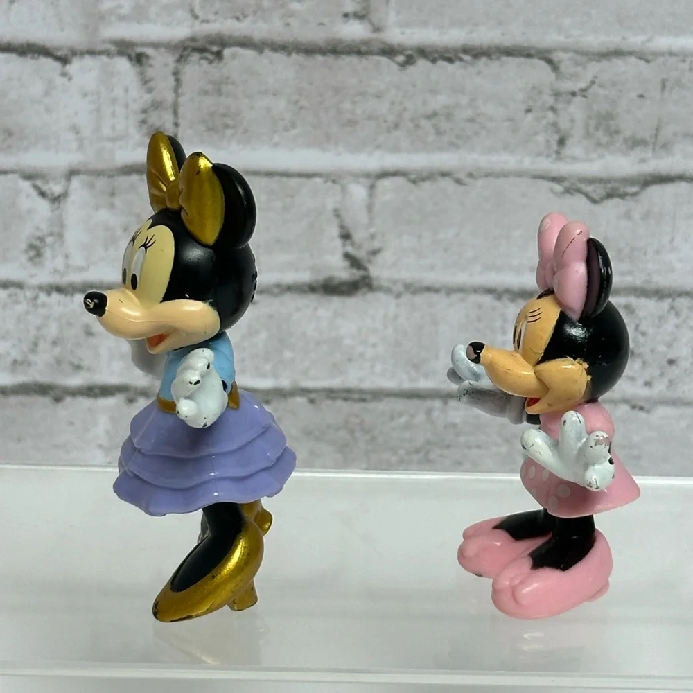 Disney Minnie Mouse Characters Figures Lot Of 2